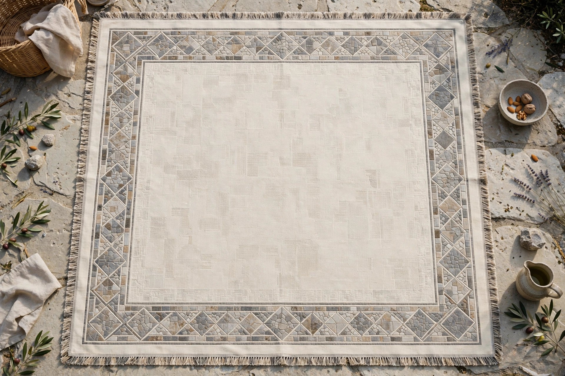 Concept visualization of Ortigia Mosaico editorial view
