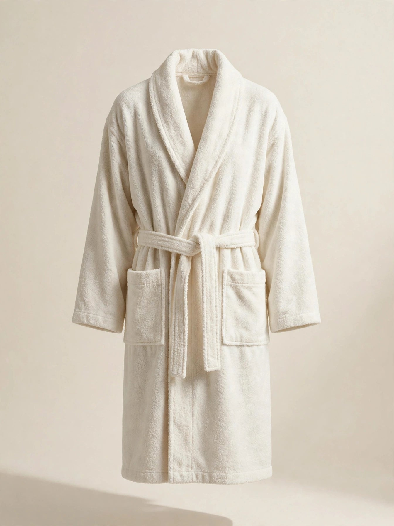Ivory Accappatoio robe, the flagship of the Vallessio launch edit